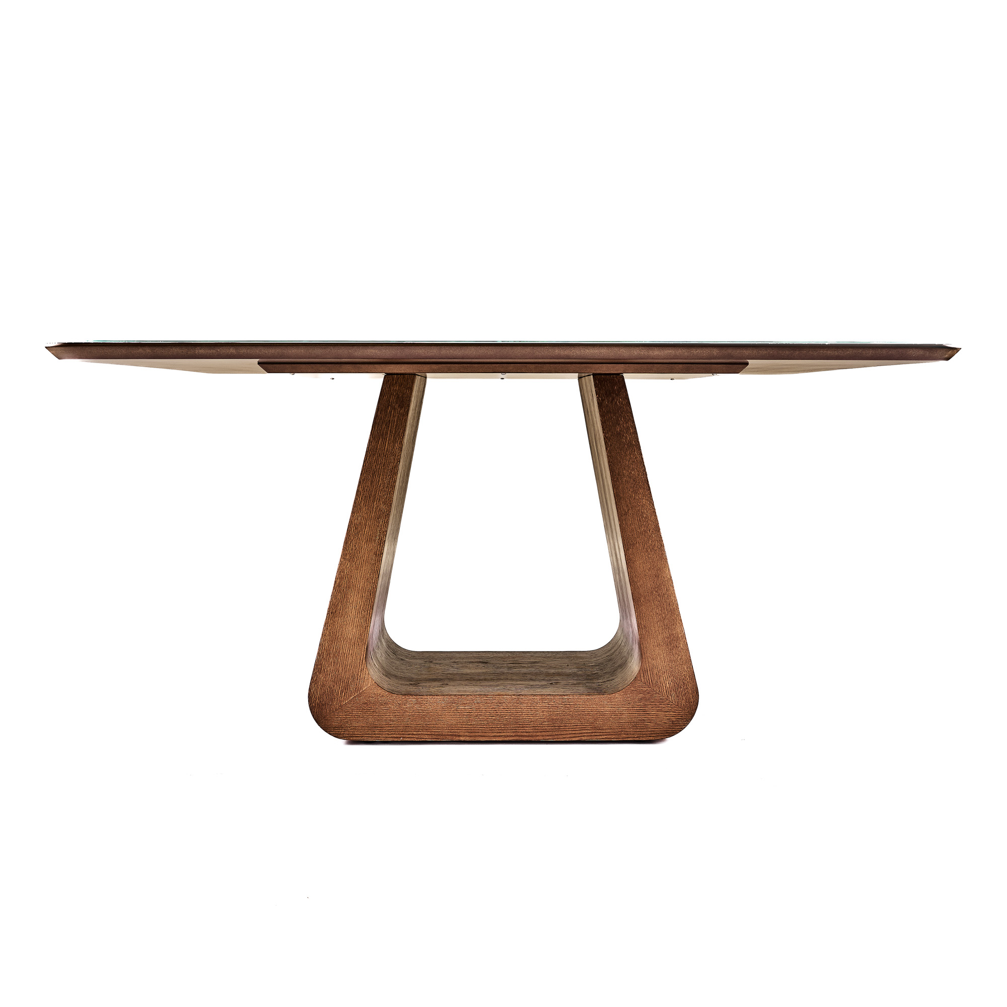 MESA ANABELLE 1.37mt CUADRADA TOPE VIDRIO OFF WHITE: imagen 3