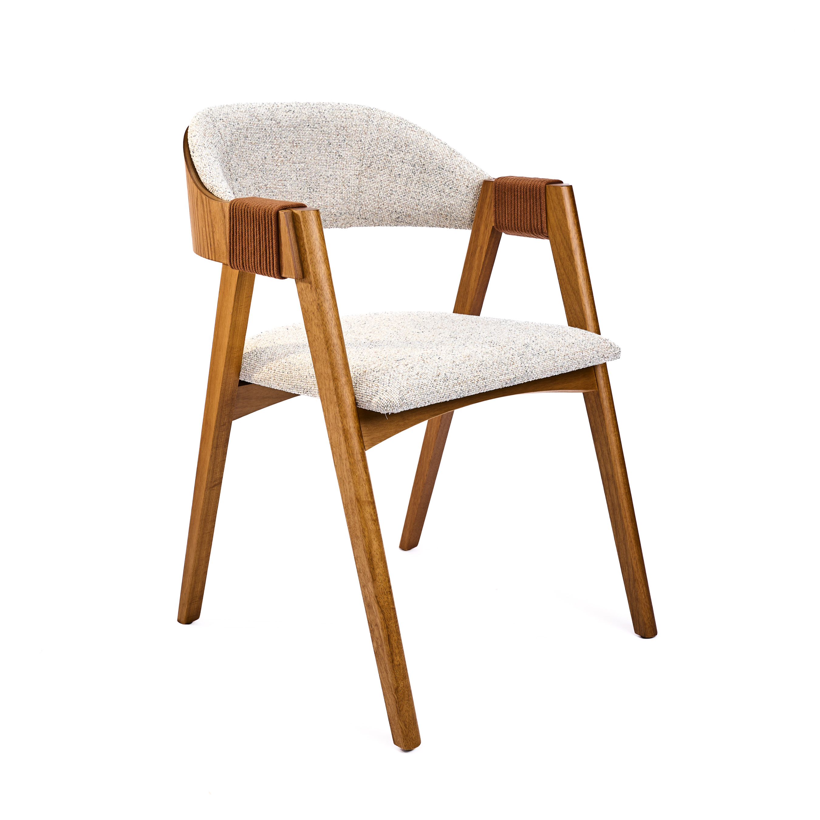 SILLA CORDA MADERA TONO AMENDAO: imagen 1