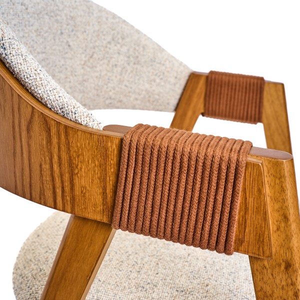 SILLA CORDA MADERA TONO AMENDAO
