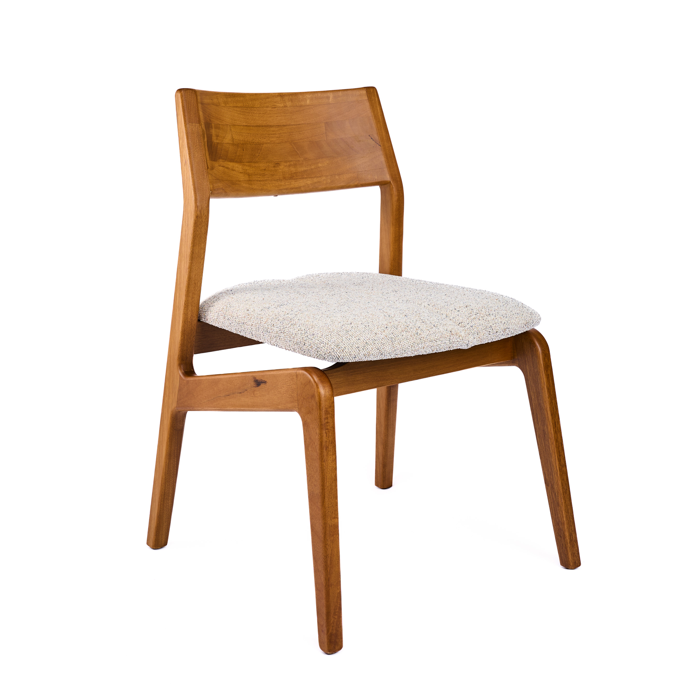 SILLA VOGA MADERA TONO AMENDAO: imagen 1