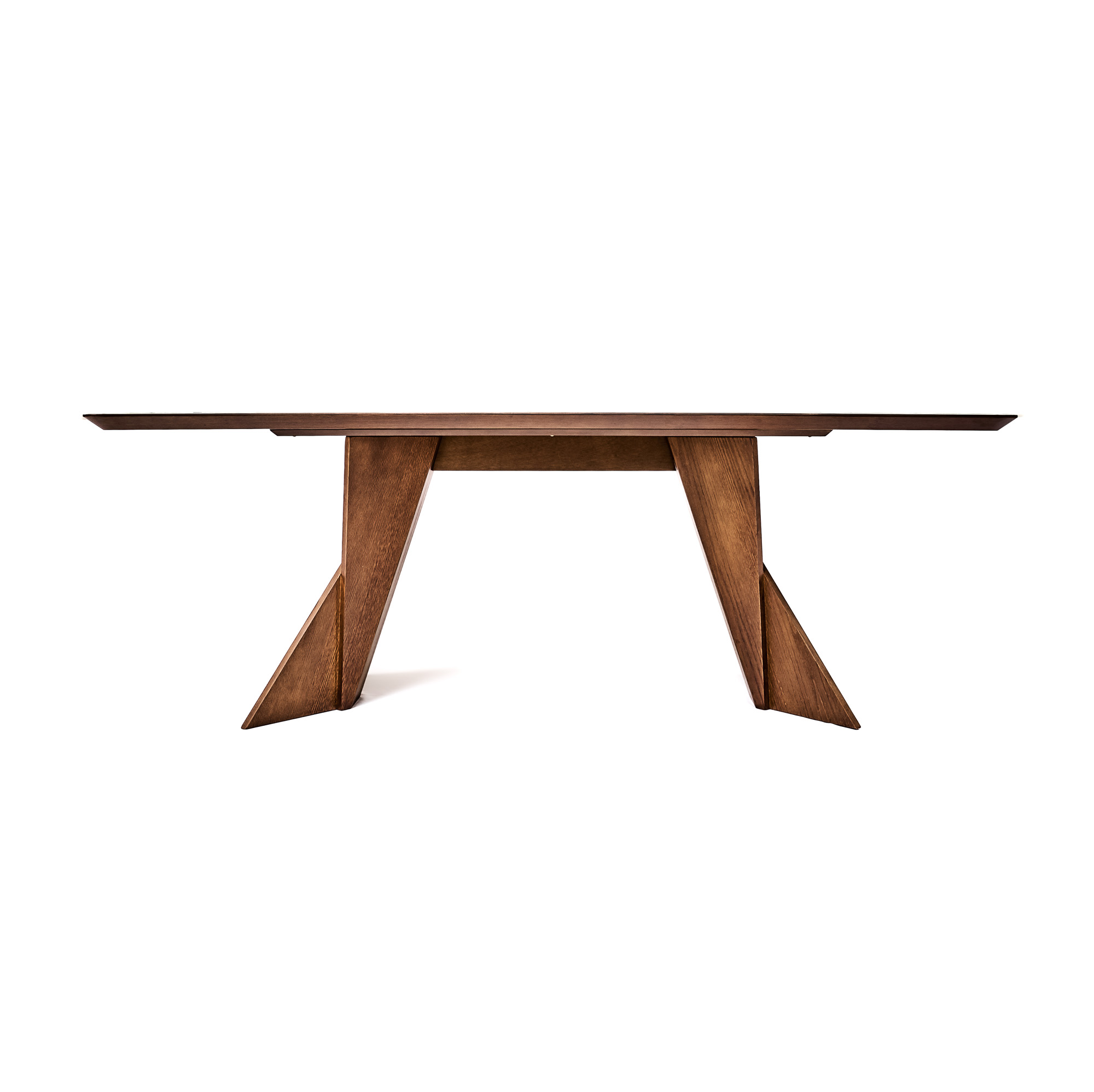 MESA FOLD 2.18mt TOPE VIDRO FENDI: imagen 4