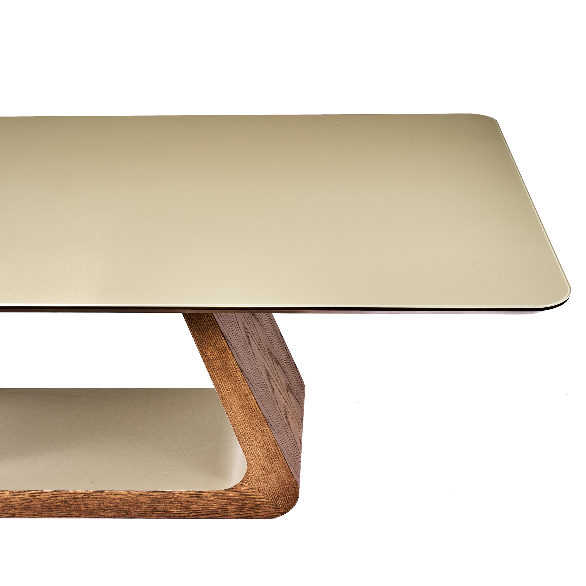 MESA TEODORA 2.18mt TOPE VIDRO FENDI: imagen 3