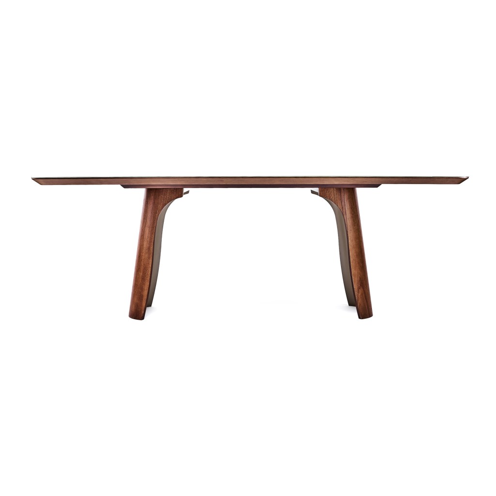 MESA TIANA 2.18mt TOPE VIDRO FENDI