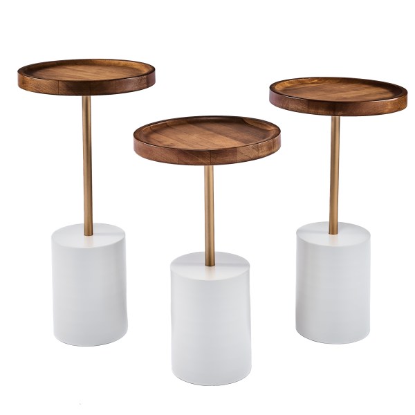 MESA LATERAL TRI MODERNO MINIMALISTA DE MADERA