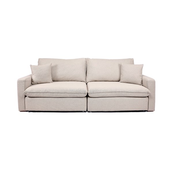 SOFA EXTENDIBLE TELA BEGE