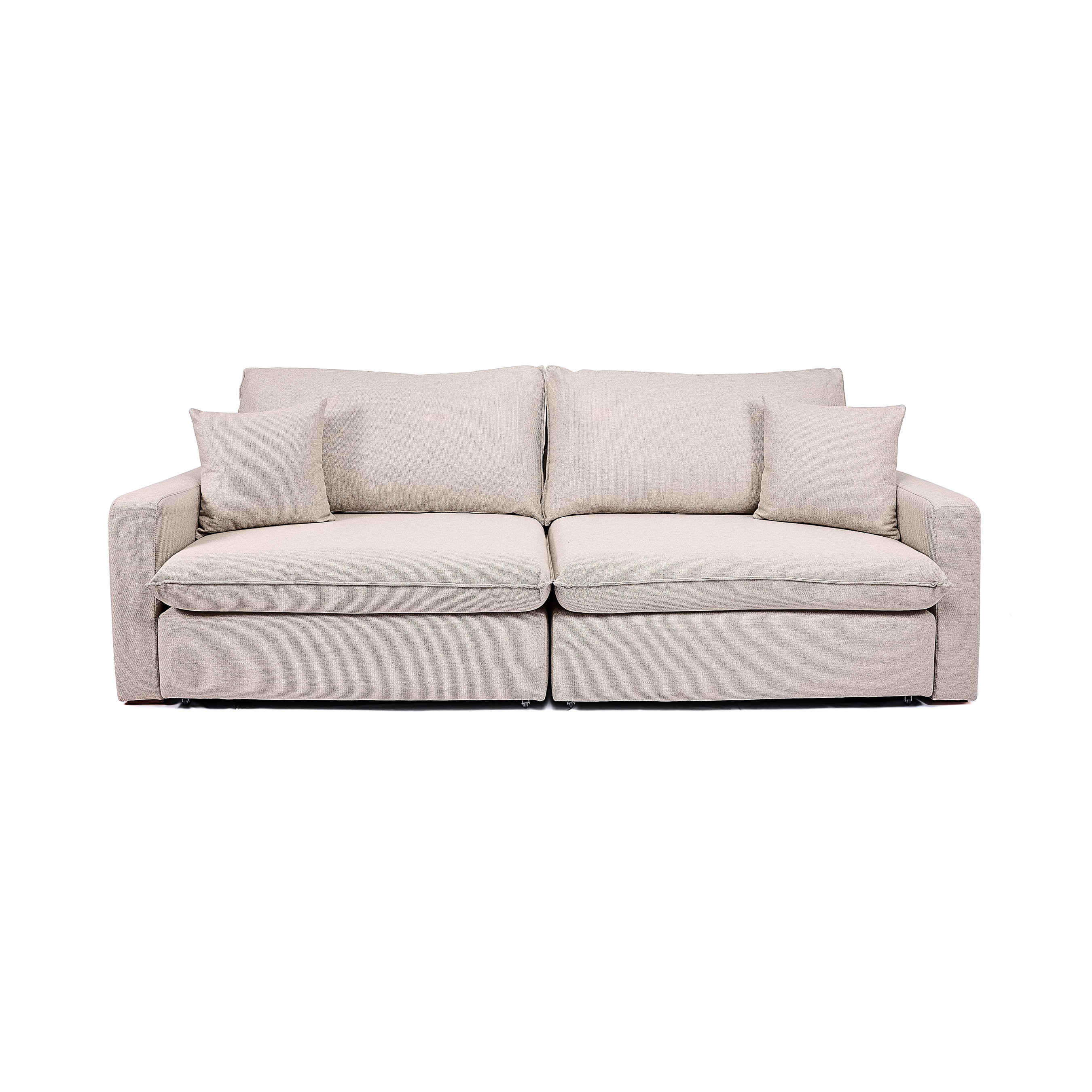 SOFA EXTENDIBLE TELA BEGE