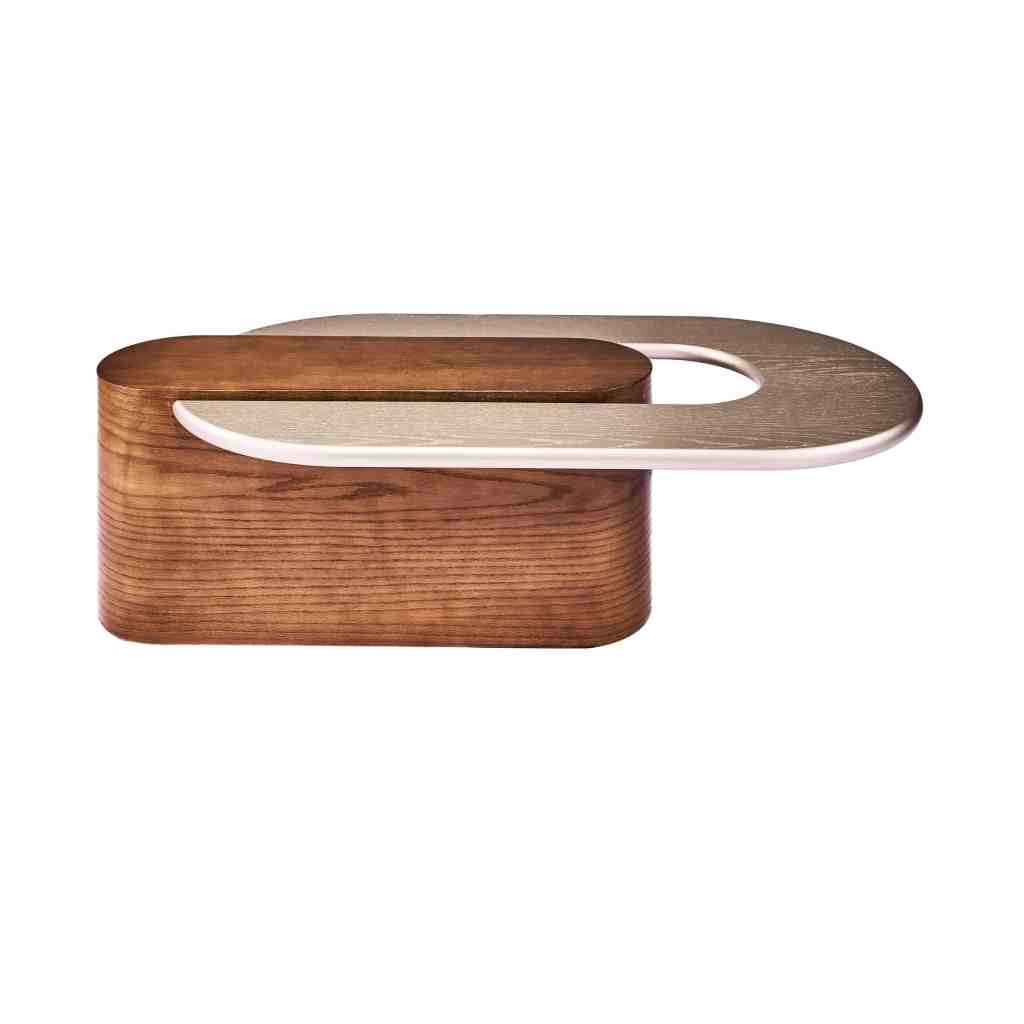 mesa de centro en madera diferente minimalista