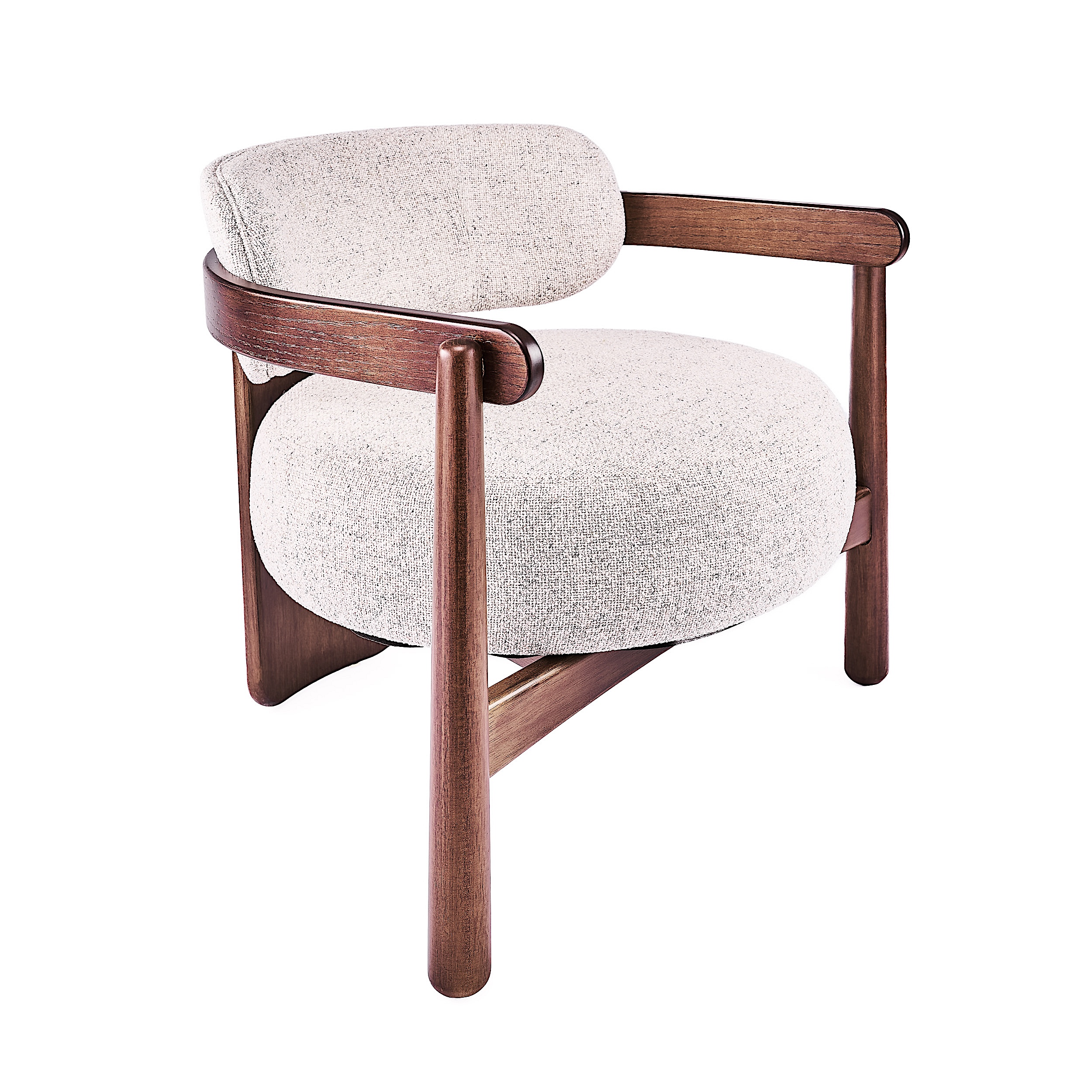 poltrona de madera moderna minimalista