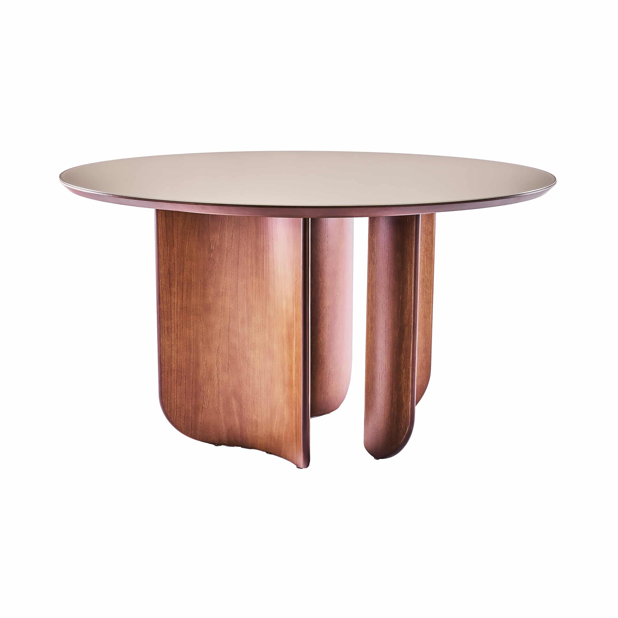 MESA FLORENCE DIAMETRO 1.65mt VIDRO FENDI: imagen 2