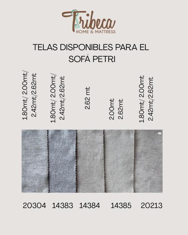 SOFA PETRI 1.80 MT