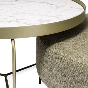 MESA DE CENTRO SPACE CON PUFF: imagen 2