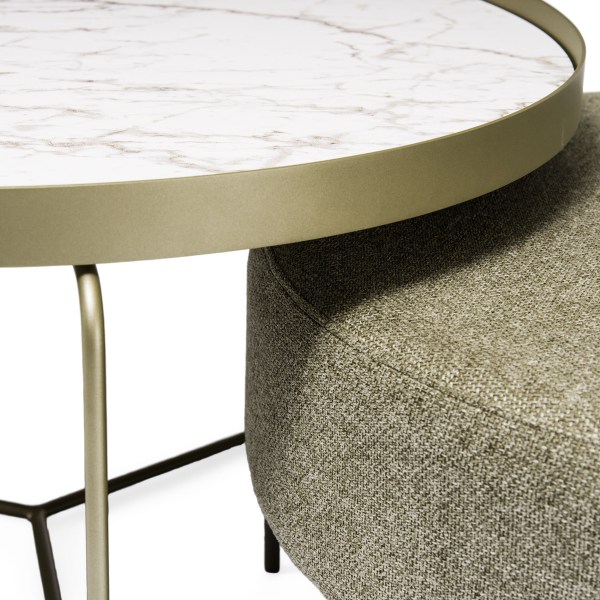 MESA DE CENTRO SPACE CON PUFF