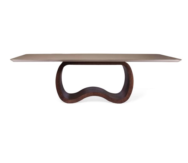 MESA SINOUSA NOZ 2.60MT VIDRO FENDI