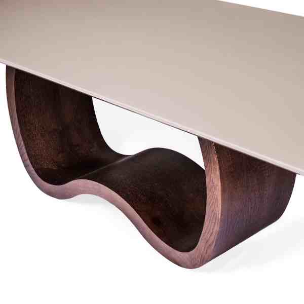 MESA SINOUSA NOZ 2.60MT VIDRO FENDI